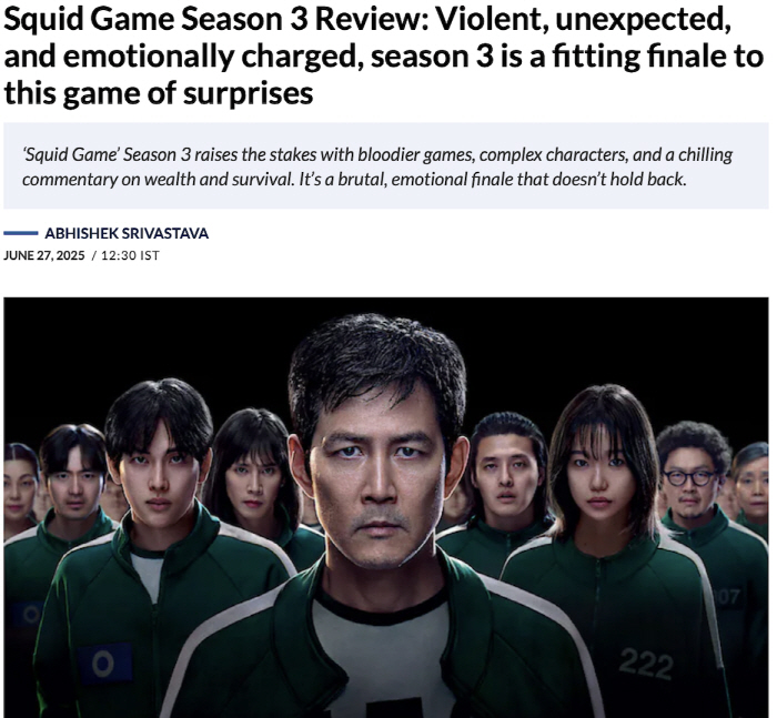 ‘Squid Game 3’ Finale Draws Mixed Reactions from Global Critics