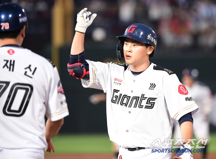 The first-pitch hit, first-pitch hit, and first-pitch home run batting average exceeds 70%. Firework batter sought because of Yoon Na-na Hwang-son's injury