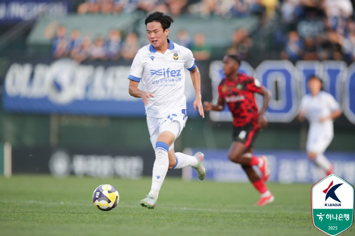 Gimpo FC is a waste, Moon Ji-hwan's dramatic goal 15G undefeated Incheon United 11 draw