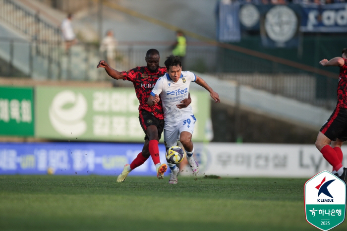 Gimpo FC is a waste, Moon Ji-hwan's dramatic goal 15G undefeated Incheon United 11 draw