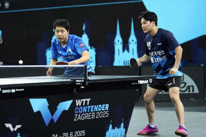 Two singles X doubles bronze medals (WTT Contender Zagreb) failed to make it to the finals due to Ahn Jae-hyun, a table tennis genius in the singles semifinals