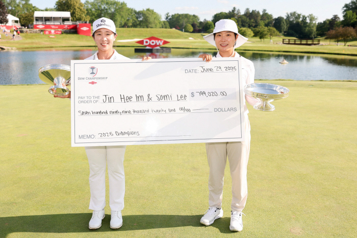 BTI power Lim Jin-hee, who was more powerful than BTS, made a major accident with Somi, and won her first LPGA title!