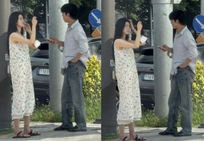 Even if it's hot, Kkong-nyang ♥ Jimin and Je-yeon caught the real date → Lovelinus burst out as well. 