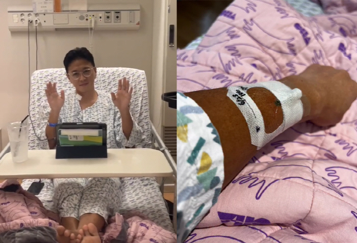 Jin Tae-hyun said on the 6th day of cancer surgery that I hope it doesn't collapse even if it's really hard. 