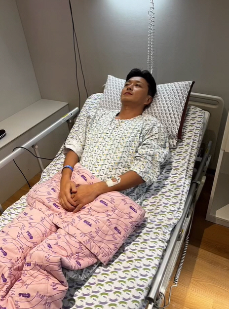 Jin Tae-hyun said on the 6th day of cancer surgery that I hope it doesn't collapse even if it's really hard. 