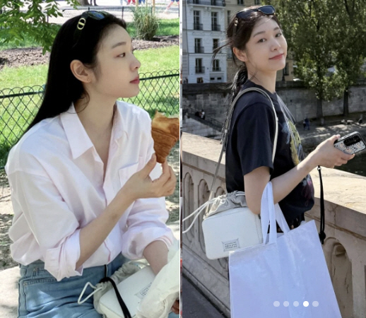 Kim Yu-na ♥ Go Woo-rim transforms into a 'crazy couple' in Paris...Sweet selfies will be released