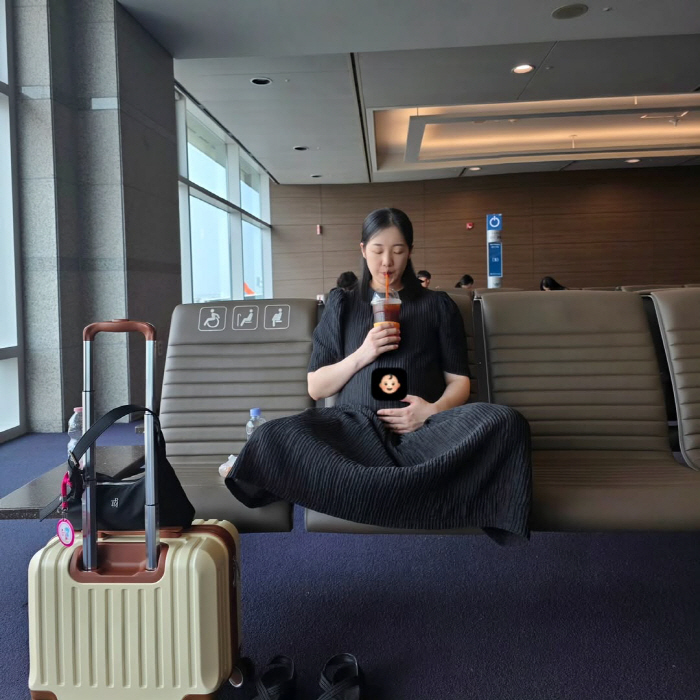 Park Bo-mi is pregnant with her son for 2 years..Airport pregnant women benefit best after prenatal education trip