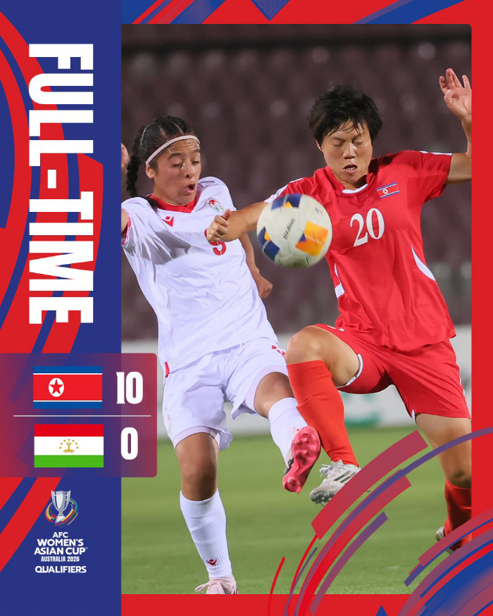 South Korea and North Korea can't even get a business card. 100 crazy goals in the preliminary round → 9th place in FIFA rankings