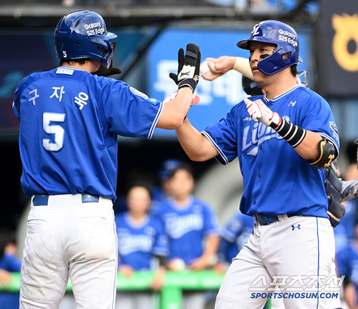 Wow... Samsung got away with the disaster! Ridiculous error in the bottom of the ninth inning, full base crisis → Anyway, he blocked it! Defeat Doosan 41 and escape 4 consecutive losses