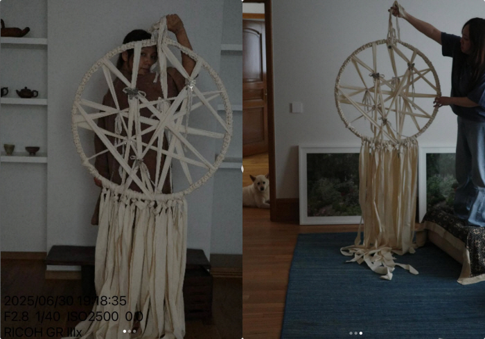 Lee Hyo-ri reveals 6 billion Pyeongchang-dong..Large Dreamcatcher → art works, too. I thought it was an art museum