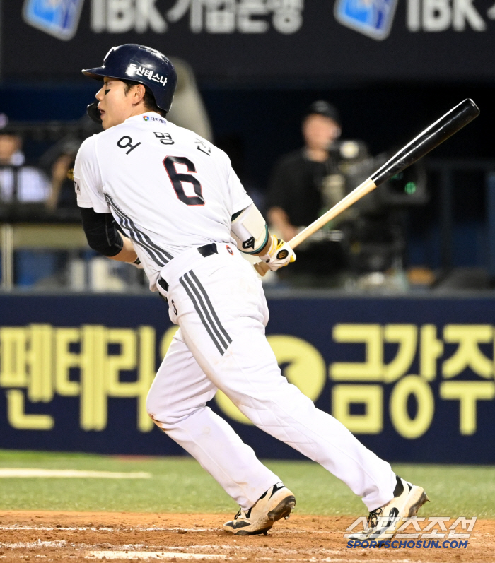  Oh Myung-jin's two-run timely hit explodes
