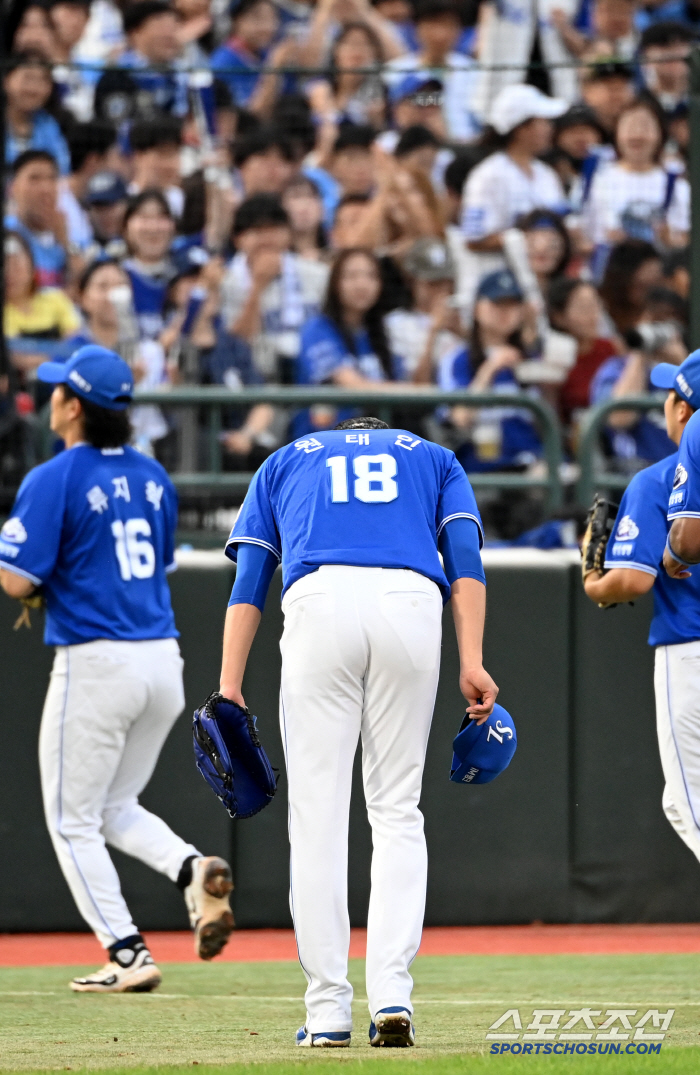 Samsung's sudden attack! Won Tae-in's second half of the army is over.. In the game against LG, the substitute starter → is not good