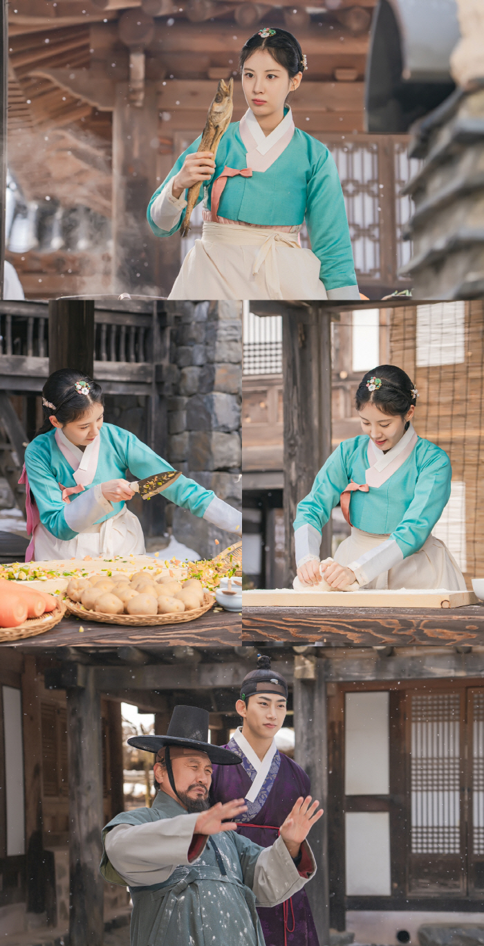 Seohyun, ♥ Even cooking for Ok Taecyeon? You're so confident with your cutting
