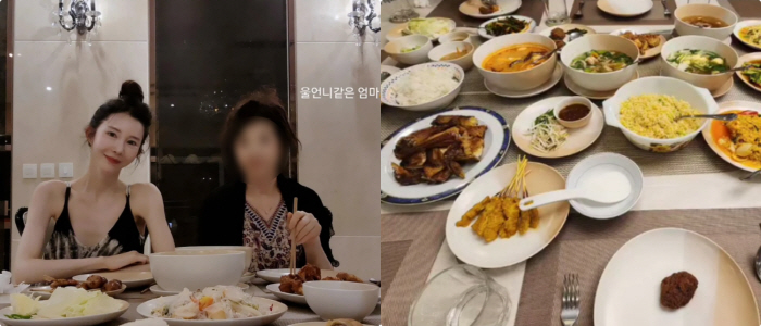 'Thai chaebol ♥' Shin Joo-ah holds a big family gathering...The scale of home-cooked meals is amazing