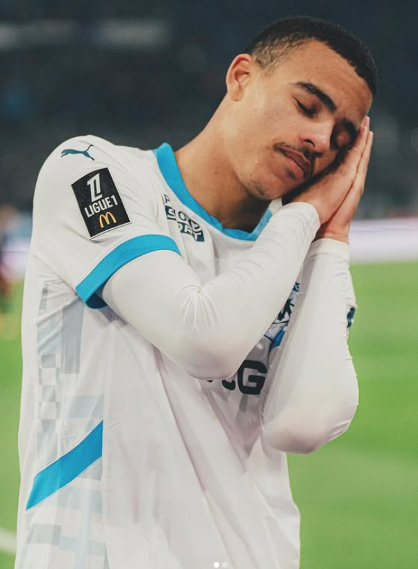 Is Manchester United funny? Uh, yeah, scary devil talent, 21 goals in the first season, becoming the top scorer in Ligue 1...It's my first time in Manchester with youth colleagues