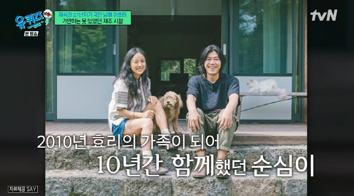 Lee Hyo-ri, I cried thinking about my late-stage cancer dog. I really loved Seok-sam (Yu Quiz)