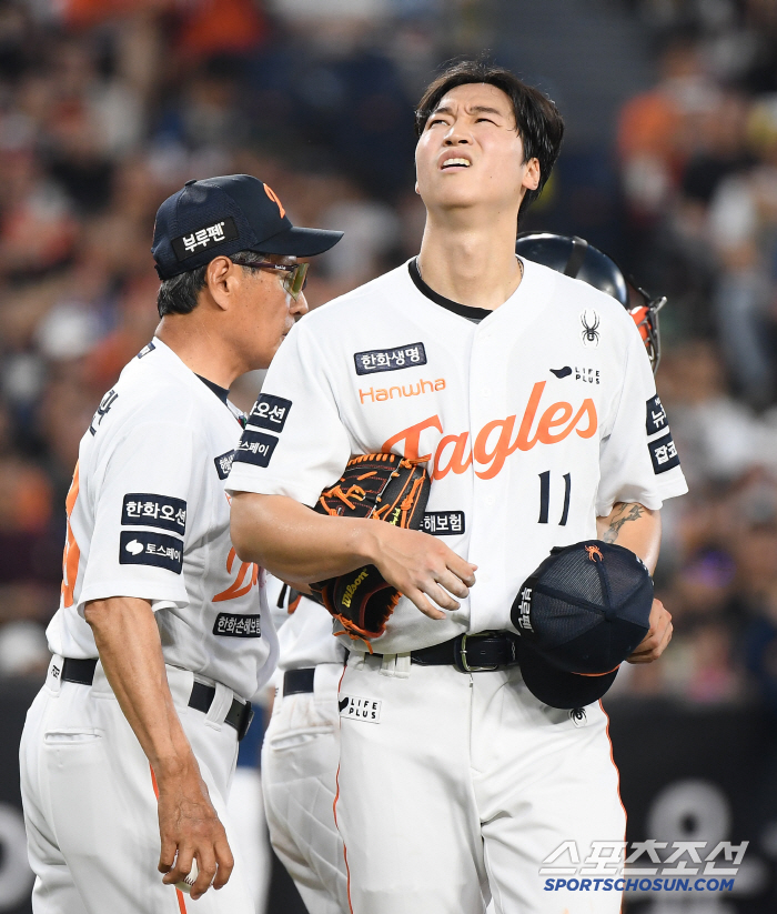  Um Sang-baek allowed 3 runs, didn't pass the 4th inning, and the steel plate