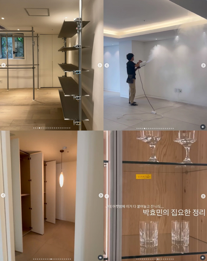 S University Financial Man ♥ Hyo-min reveals his newlywed house for the first time..A dress room lined up with luxury bags, a surprise