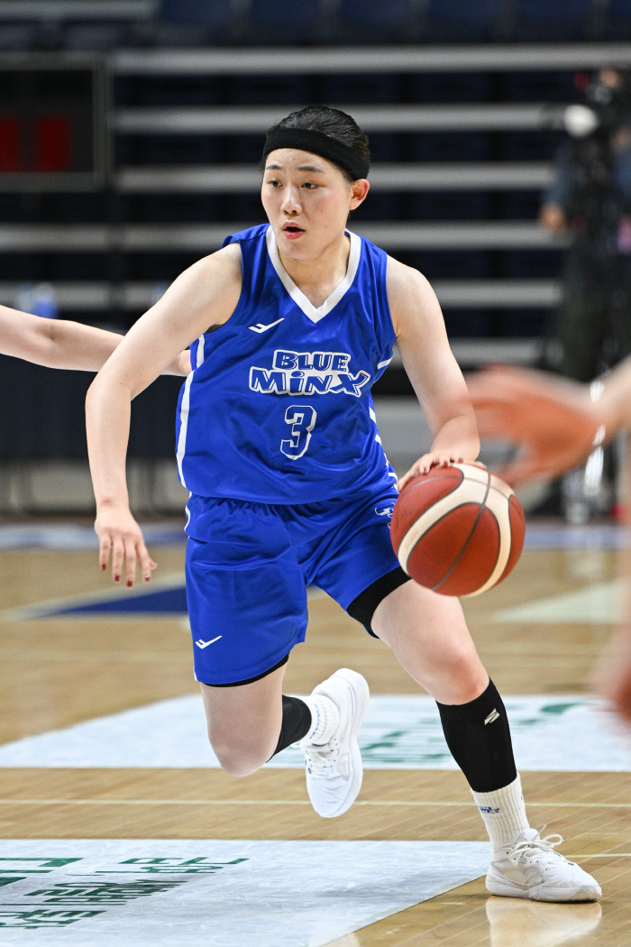  Shuttle run (Energy), quickness, muscle strength top of the team. Samsung Life Insurance's Jo Su-ah is ready for this season