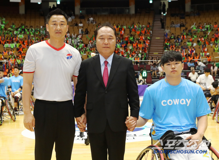 The 2025 Wheelchair Basketball League is opening with a grand opening! Kim Sang-yeol X Oh Dong-seok Pearl Coway, 62 to 52 Masu Hangseung in Chuncheon