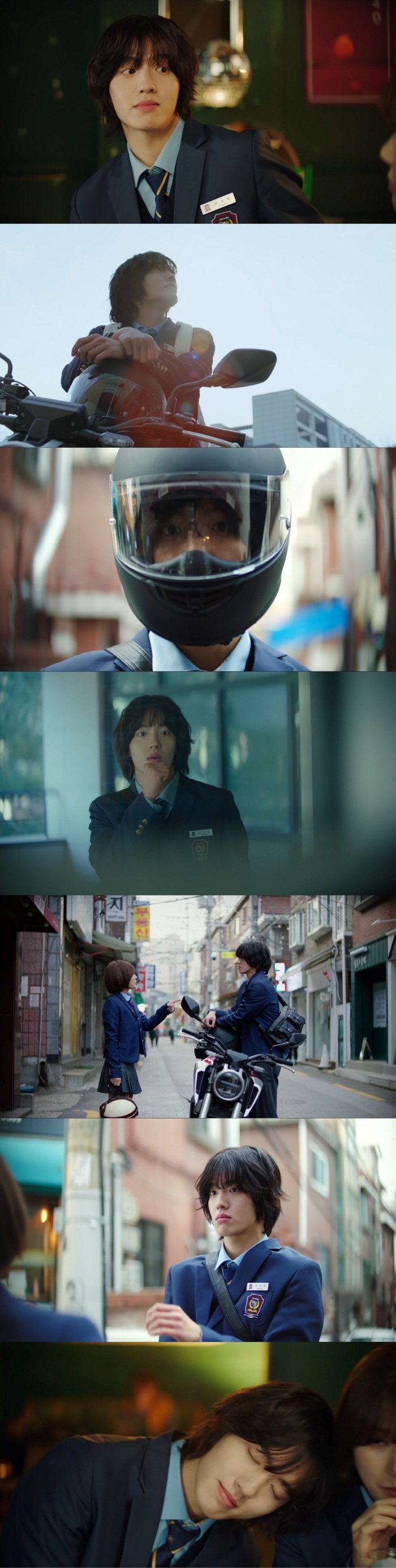 Cheongdam International High School 2 Won Kyu-bin appears as a lovely younger man...a strong impression on one's eyes