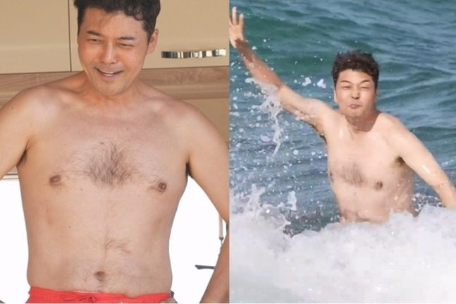 'Na Hon-san' Jeon Hyun-moo's seaweed fulvescens open → Park Na-rae's breastbone bikini? a big burst of laughter during a vacation