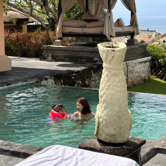 Kang So-ra's 4-year-old daughter resembles 168cm, so she's a natural celebrity