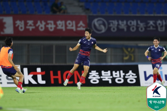 Pedro Kim Young-hwan scored consecutive goals, Chungcheongbuk-do Cheongju, won 21 come-from-behind wins over E-Land for the first time in 10 games