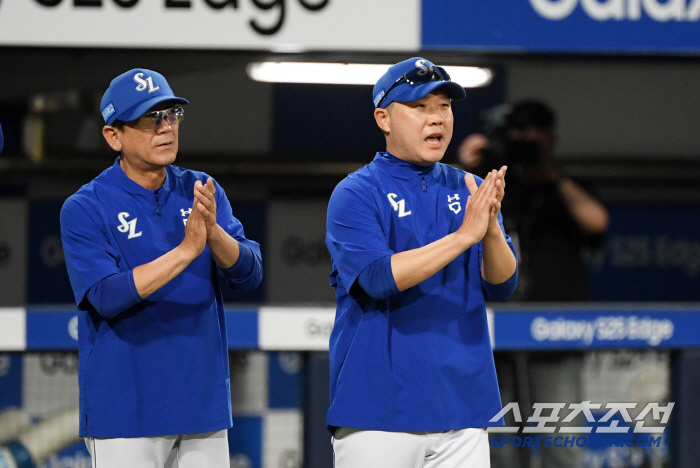 Samsung coach Park Jin-man secured a winning series