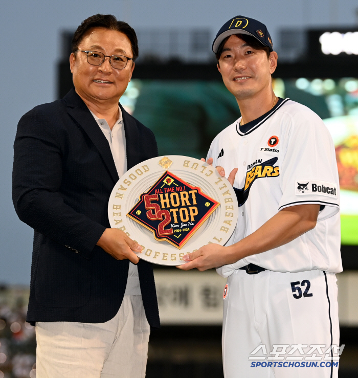  Kim Jae-ho to receive a plaque to commemorate his retirement