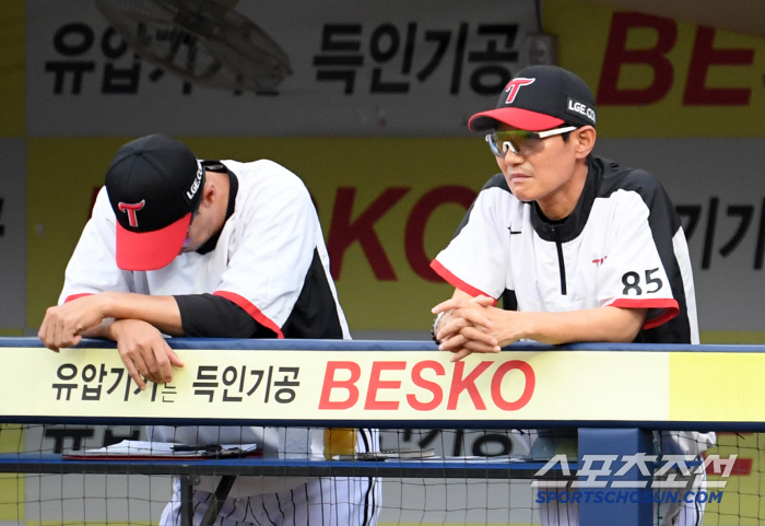  LG manager Yeom Kyung-yeop is on the verge of sweeping
