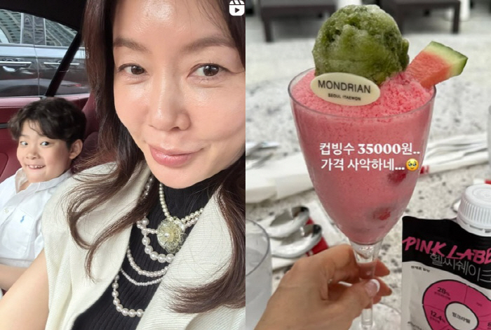 Ahn Sun-young, 35,000 won shaved ice flex price ahead of Canada..Making memories