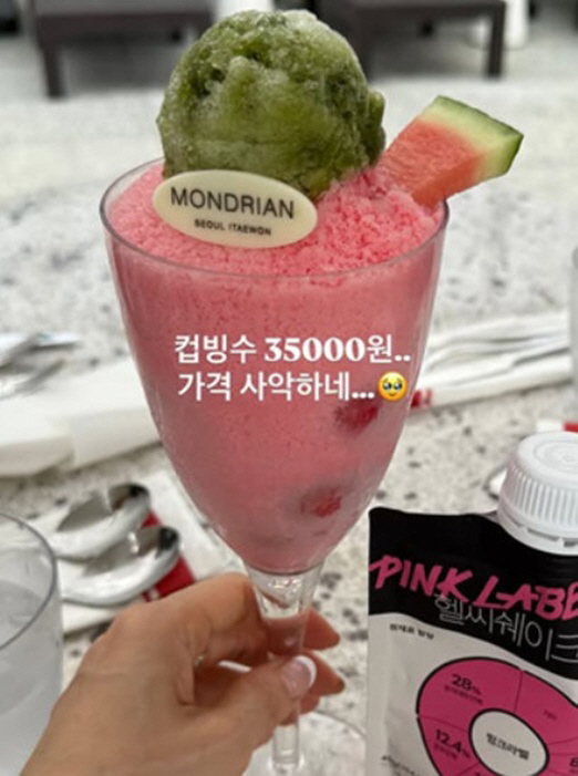Ahn Sun-young, 35,000 won shaved ice flex price ahead of Canada..Making memories