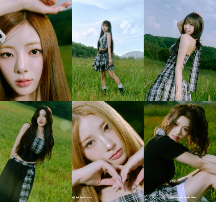 Instead of Purple Kiss, Witch, Zombie, and Freak...This time, I had green and seojeong summer