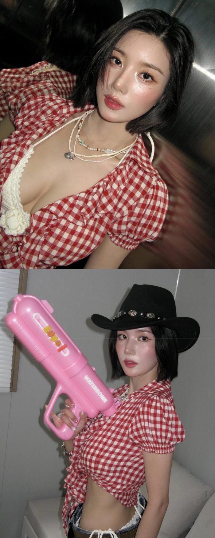 It was Kwon Eun-bi again this year..The legendary Water Bomb goddess behind-the-scenes! 