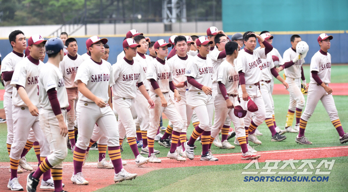  Good fight Sangdong High School, Cheongryonggi failed to make it to the round of 16