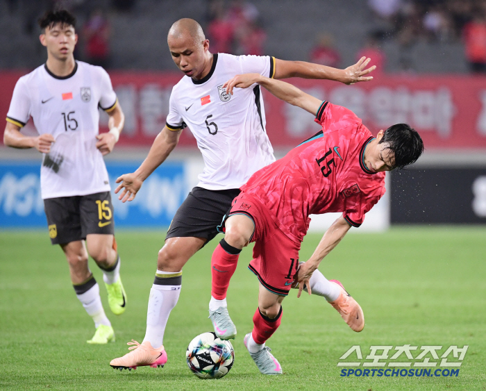  Kim Moon-hwan quickly tries to break through the center