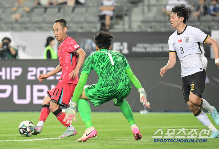  Moon Seon-min quickly breaks through the side and assists his teammates