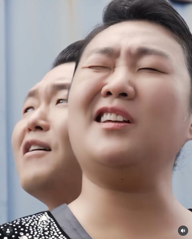 Psy X Lee Suji, from dance to facial expressions...I thought it was me