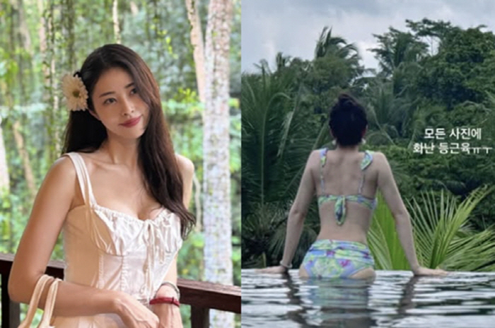 Seo Dong-ju, your back muscles are amazing, angry at all the pictures of your honeymoon..a sturdy figure with bikini pierce