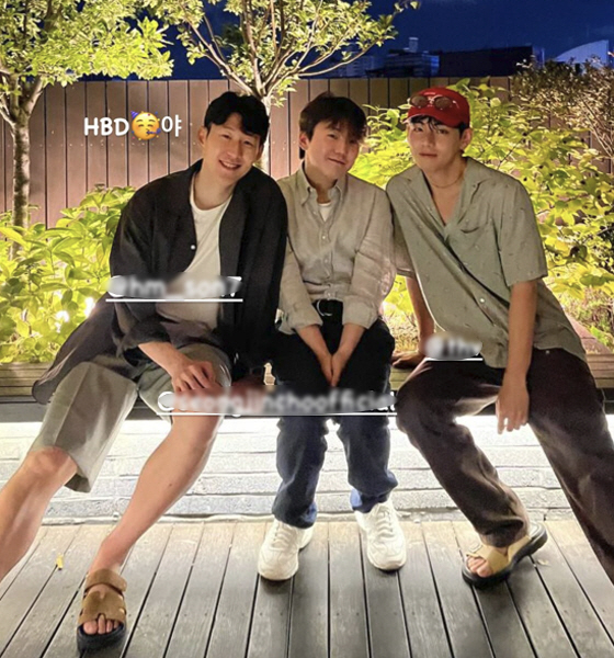 V, Son Heungmin X Cho Sungjin were best friends. World Class's birthday party