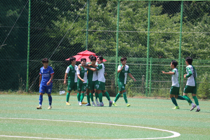 Konkuk University → Sunmoon University laughed, and the match against the round of 16 was confirmed on the 11th kick-off