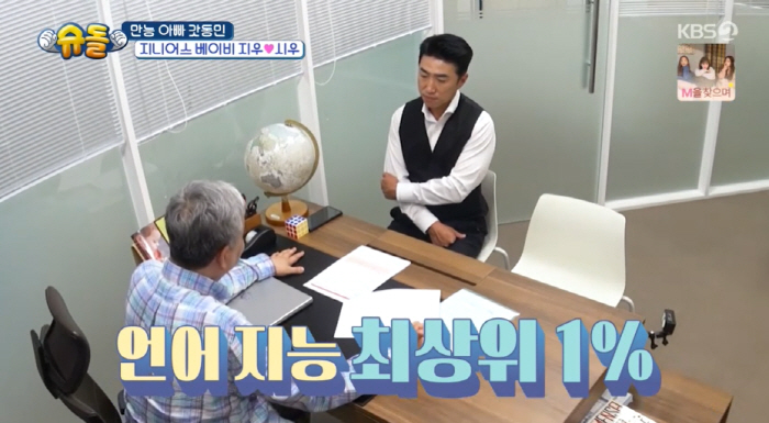 Jang Dong-min is worried that his daughter's language 1% is not at the level of conversation with her peers (Sudol) 