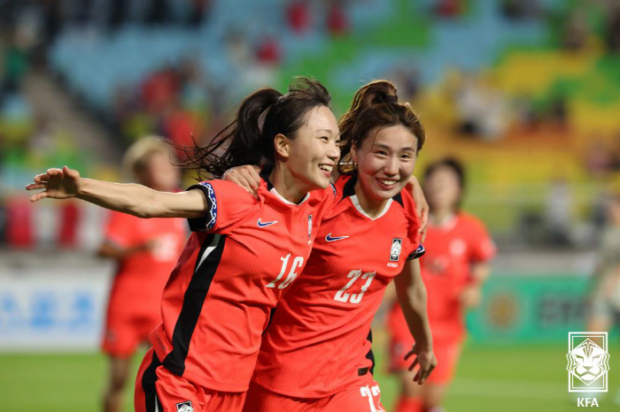 Jang Seul-ki's equalizer → Ji So-yeon 95 minutes Wonder Theater's goal, South Korea, Yao Wei, 1 goal, 1 assist, 22 draw against China (on-site review against China)