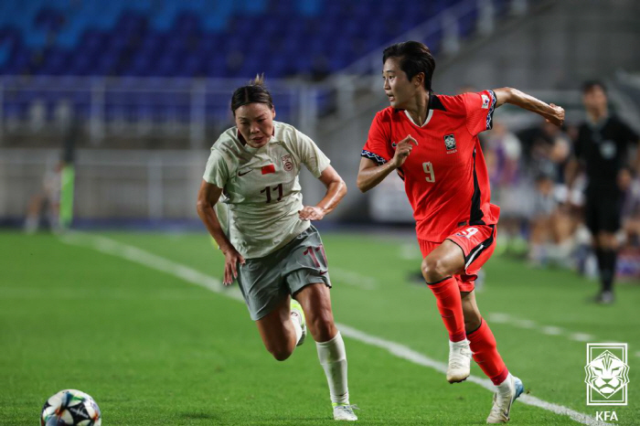 Jang Seul-ki's equalizer → Ji So-yeon 95 minutes Wonder Theater's goal, South Korea, Yao Wei, 1 goal, 1 assist, 22 draw against China (on-site review against China)