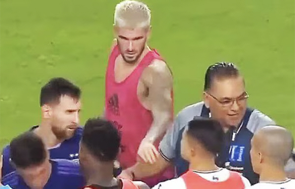 Once, the escort goes to Miami to protect De Paul and Messi…a transfer agreement is imminent