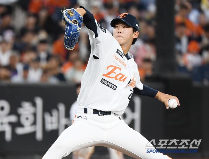 He beat the reason for joining the No. 1 overall team. The eagle squad is 190cm left-hander, has won two games of the season, and now uses the winning team pitcher (Daejeon site)