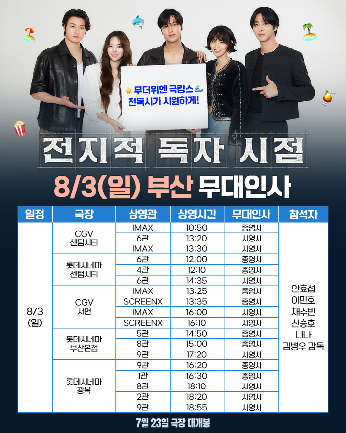 Team Reading, Promotional Work in the 2nd Week of Release...Stage personnel in Daejeon, Daegu, and Busan have been confirmed