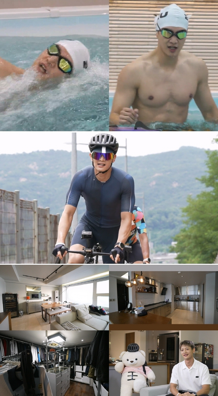 SHINee Minho, with clear eyes..Swimming in November → Triathlon Challenge (Na Hon-san)
