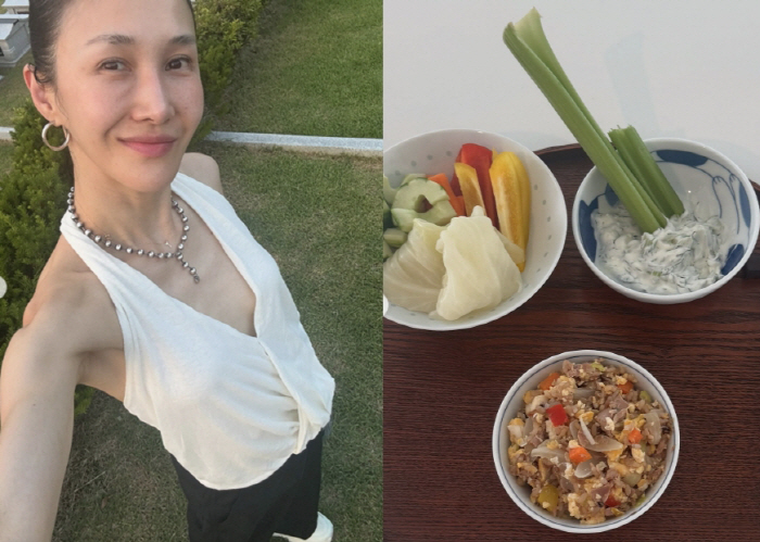 Um Tae-woong ♥ Yoon Hye-jin, a handful of vegetables is over..I have to limit my diet to make me feel tired